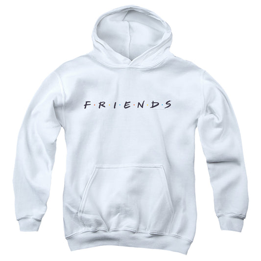 FRIENDS : LOGO YOUTH PULL OVER HOODIE White LG