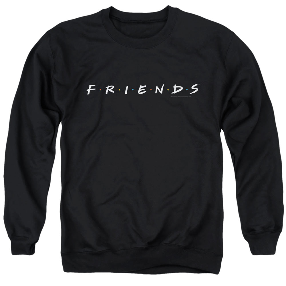 FRIENDS : LOGO ADULT CREW SWEAT Black 2X