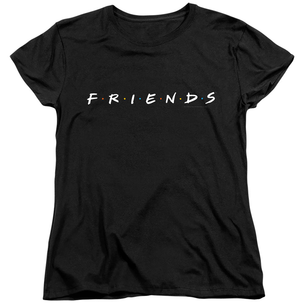 FRIENDS : LOGO WOMENS SHORT SLEEVE Black SM