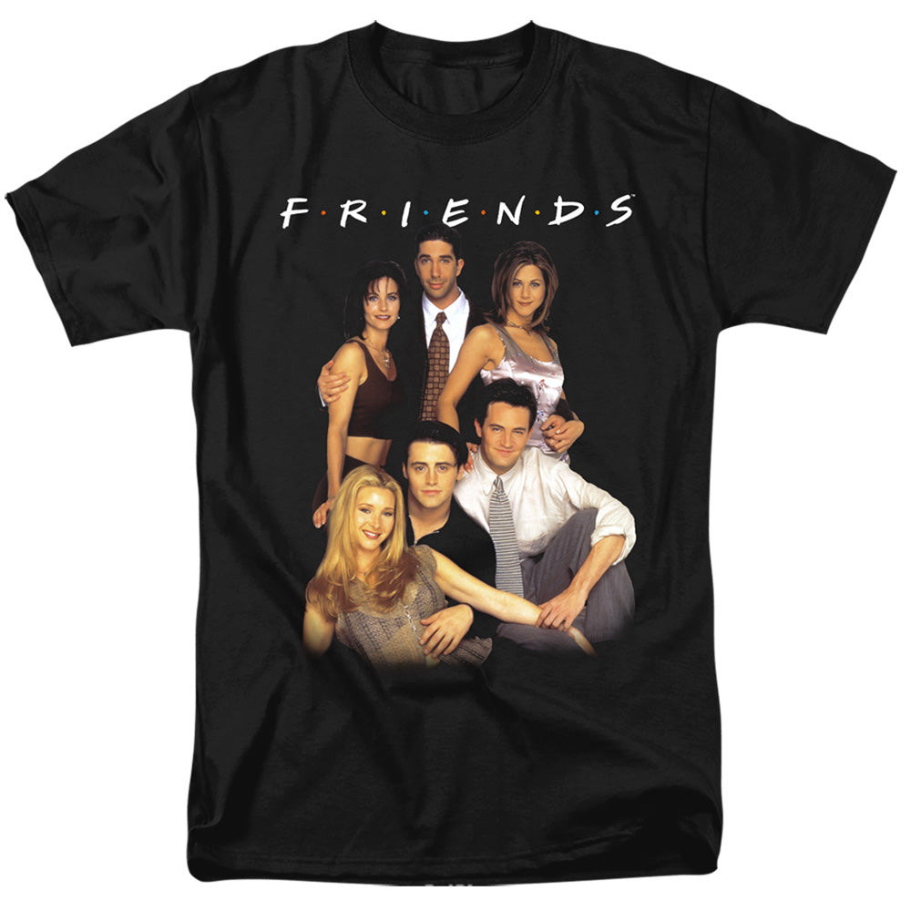 FRIENDS : STAND TOGETHER S\S ADULT 18\1 Black 2X