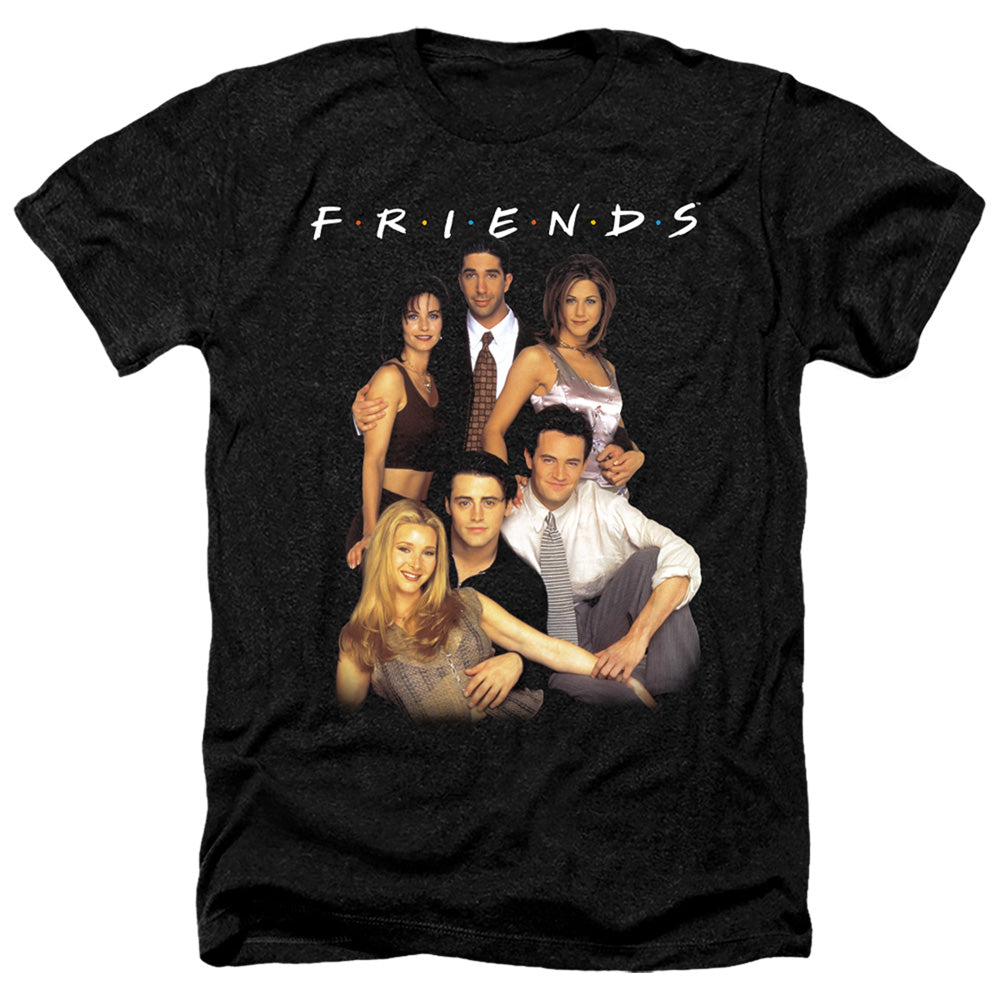 FRIENDS : STAND TOGETHER ADULT HEATHER Black 2X