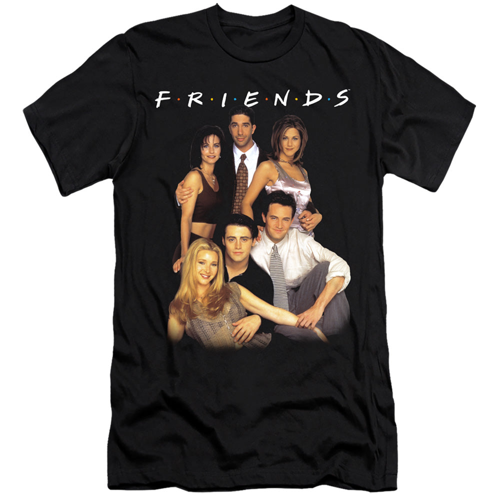 FRIENDS : STAND TOGETHER  PREMIUM CANVAS ADULT SLIM FIT 30\1 Black SM