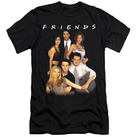 FRIENDS : STAND TOGETHER  PREMIUM CANVAS ADULT SLIM FIT 30\1 Black XL