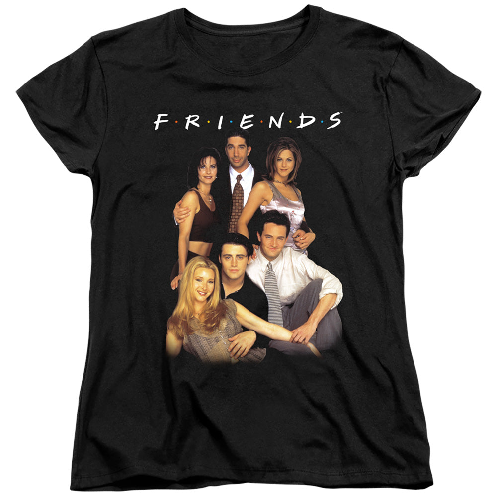 FRIENDS : STAND TOGETHER WOMENS SHORT SLEEVE Black MD