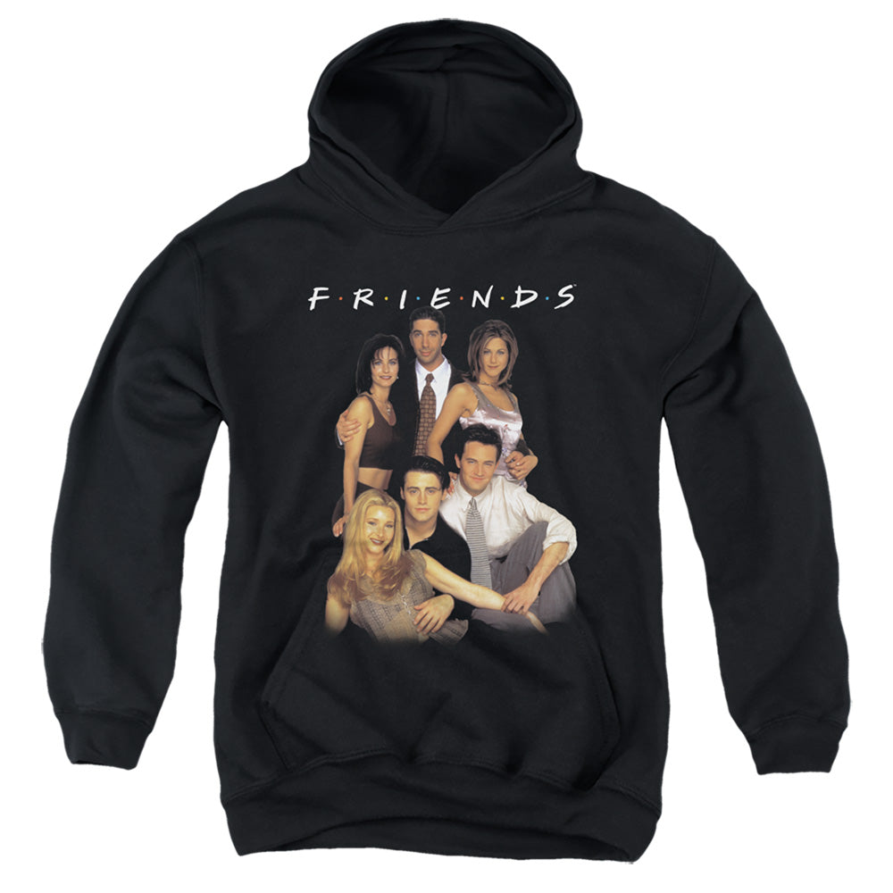 FRIENDS : STAND TOGETHER YOUTH PULL OVER HOODIE Black LG