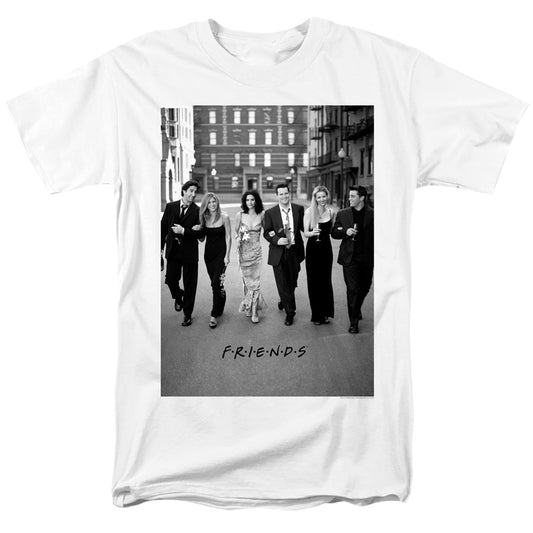 FRIENDS : WALK THE STREETS S\S ADULT 18\1 White 2X