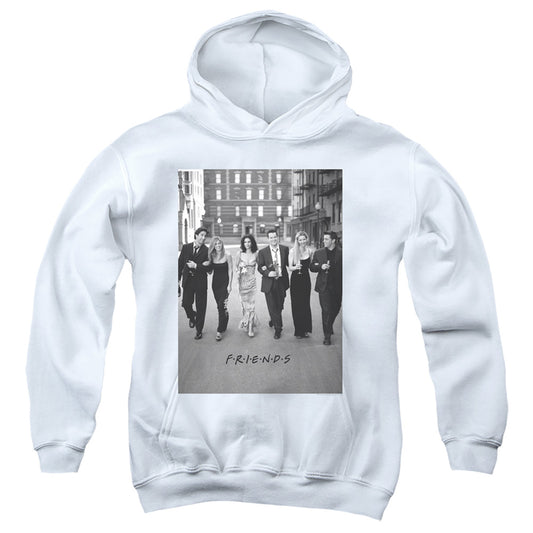 FRIENDS : WALK THE STREETS YOUTH PULL OVER HOODIE White XL