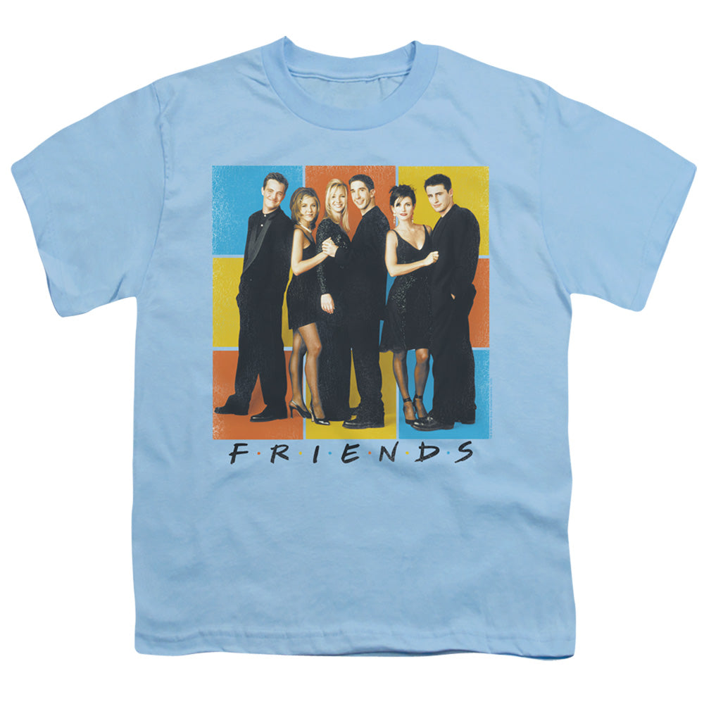 FRIENDS : COLOR BLOCK OF FRIENDS S\S YOUTH 18\1 Light Blue LG