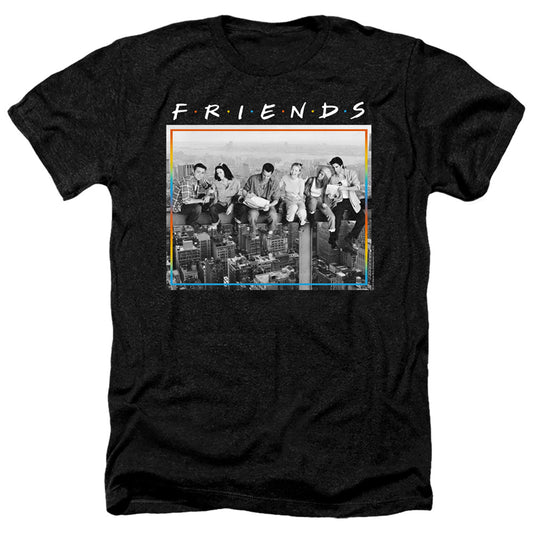 FRIENDS : LUNCH BREAK ADULT HEATHER Black XL