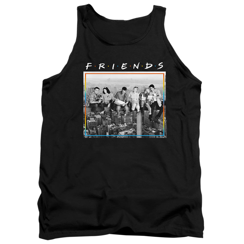 FRIENDS : LUNCH BREAK ADULT TANK Black XL