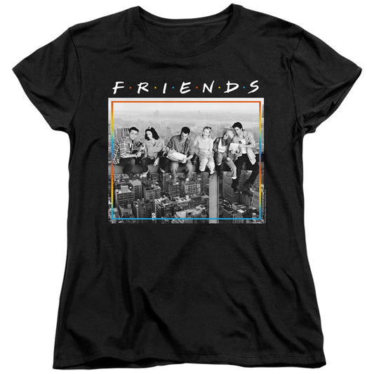 FRIENDS : LUNCH BREAK WOMENS SHORT SLEEVE Black MD