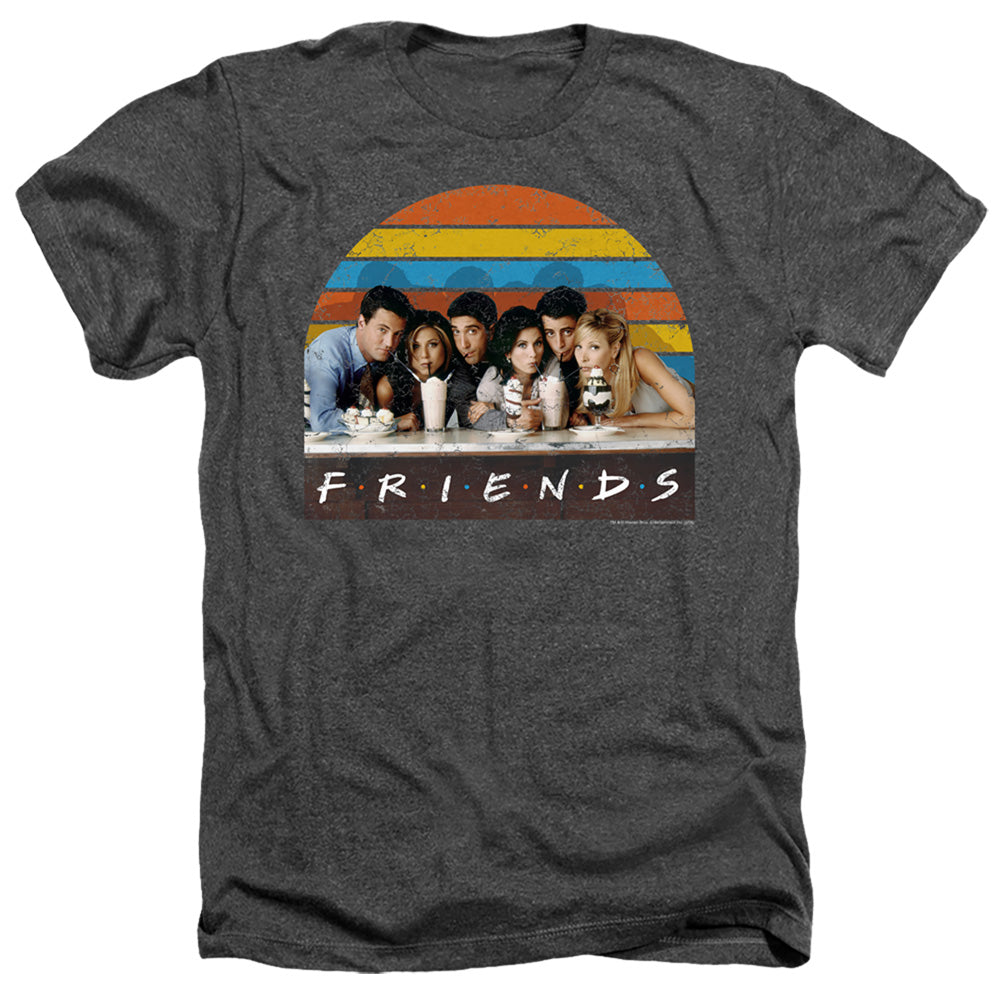 FRIENDS : SODA FOUNTAIN ADULT HEATHER Charcoal XL