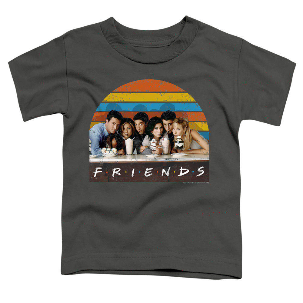 FRIENDS : SODA FOUNTAIN S\S TODDLER TEE Charcoal LG (4T)