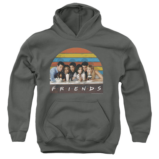 FRIENDS : SODA FOUNTAIN YOUTH PULL OVER HOODIE Charcoal LG