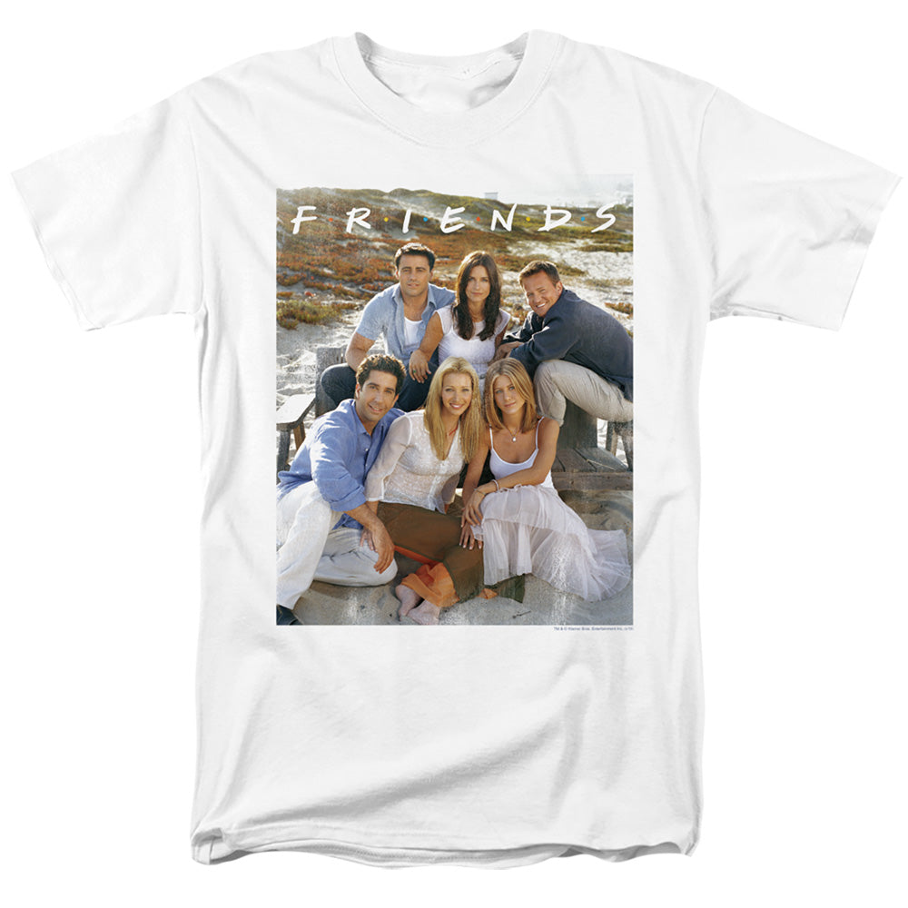 FRIENDS : LIFE'S A BEACH S\S ADULT 18\1 White 2X