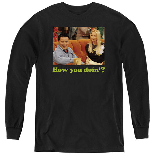 FRIENDS : JOEY HOW YOU DOIN? L\S YOUTH Black XL