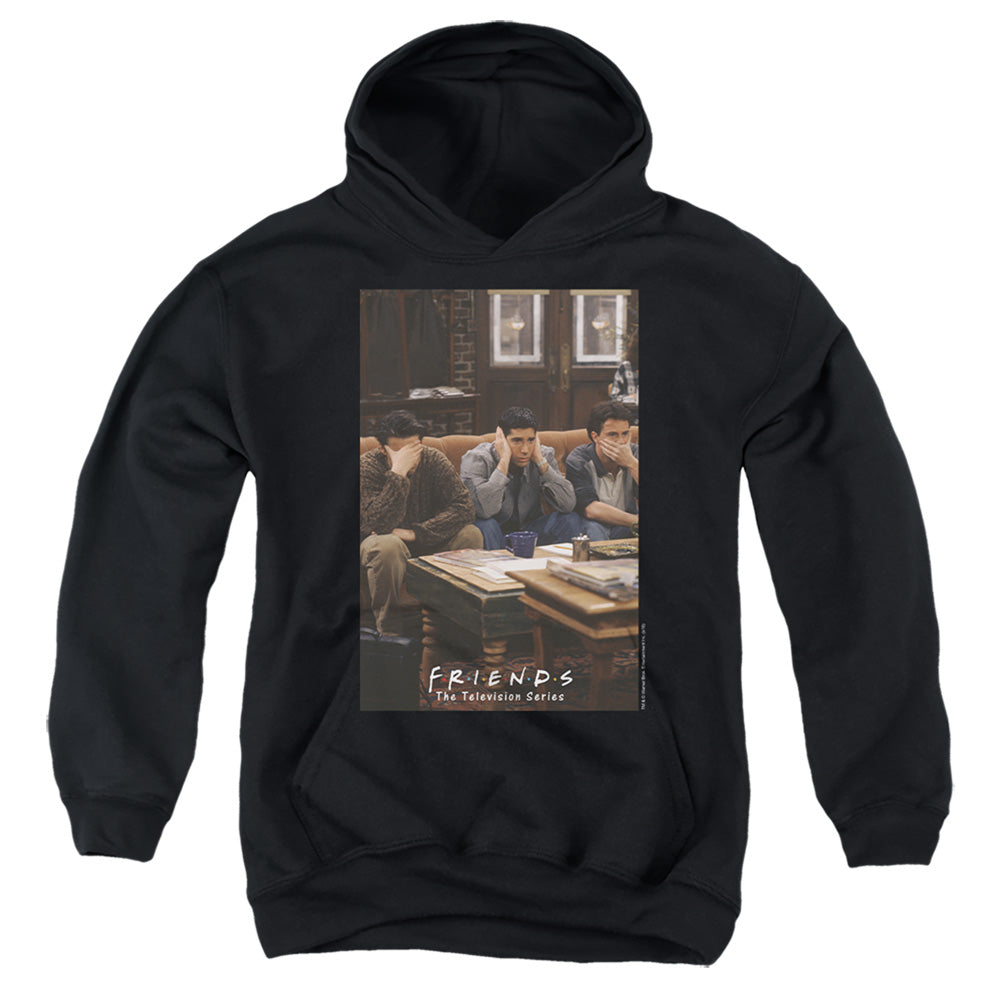 FRIENDS : HEAR SPEAK SEE NO EVIL YOUTH PULL OVER HOODIE Black LG