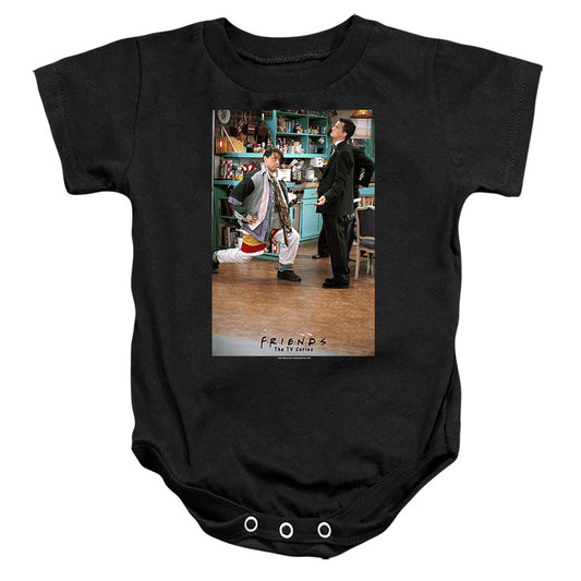 FRIENDS : TOO MANY CLOTHES INFANT SNAPSUIT Black LG (18 Mo)