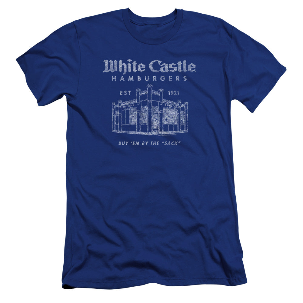 WHITE CASTLE : BY THE SACK PREMIUM CANVAS ADULT SLIM FIT 30\1 Royal Blue 2X