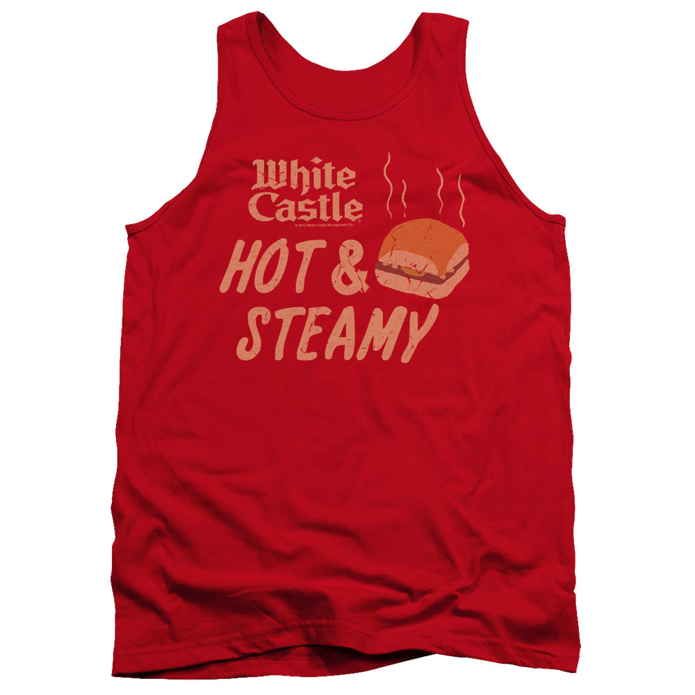 WHITE CASTLE : HOT AND STEAMY ADULT TANK RED 2X