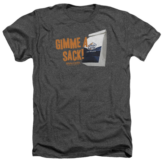 WHITE CASTLE : GIMMIE A SACK ADULT HEATHER CHARCOAL XL