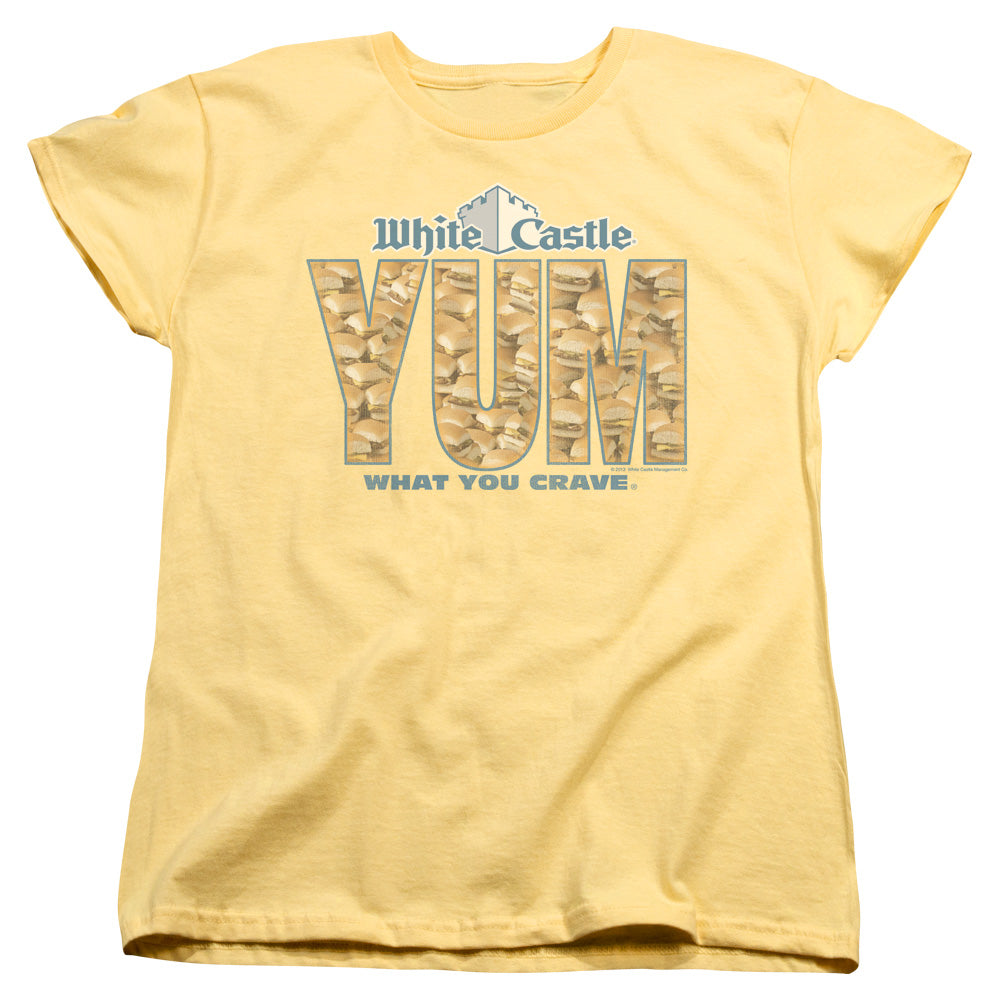 WHITE CASTLE : YUM S\S WOMENS TEE BANANA 2X