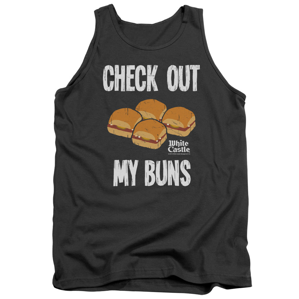 WHITE CASTLE : MY BUNS ADULT TANK CHARCOAL 2X