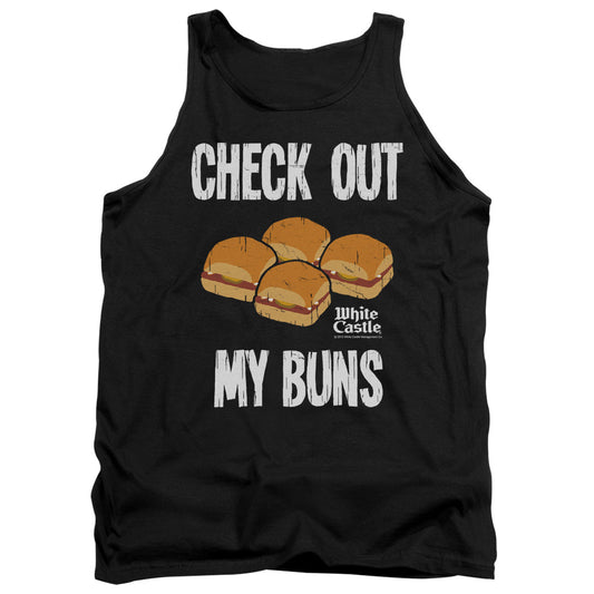 WHITE CASTLE : MY BUNS ADULT TANK Black 2X