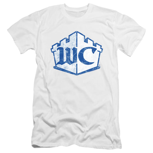 WHITE CASTLE : MONOGRAM PREMIUM CANVAS ADULT SLIM FIT 30\1 WHITE LG