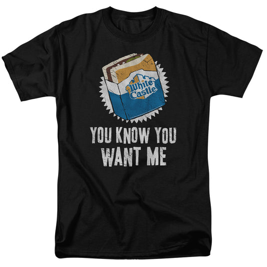 WHITE CASTLE : WANT ME S\S ADULT 18\1 Black XL