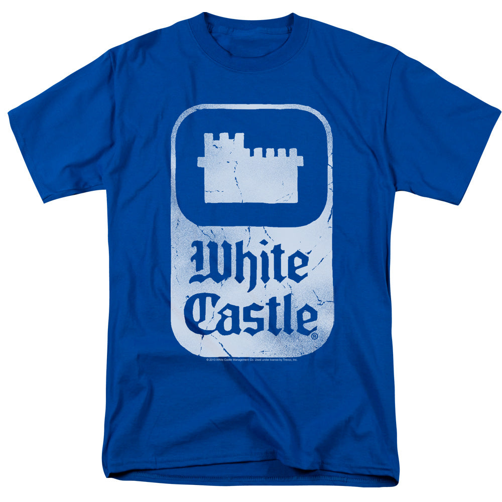 WHITE CASTLE : CLASSIC LOGO S\S ADULT 18\1 Royal Blue 2X