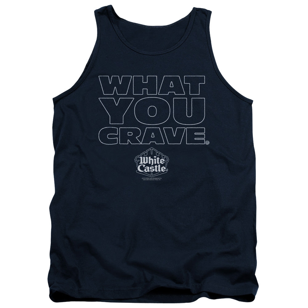 WHITE CASTLE : CRAVING ADULT TANK Navy 2X