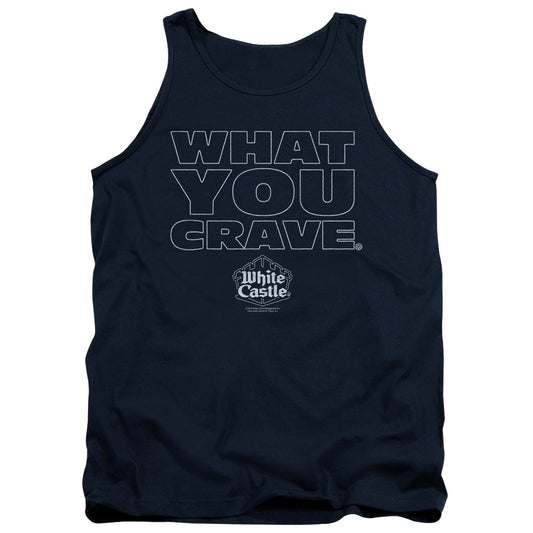 WHITE CASTLE : CRAVING ADULT TANK Navy SM