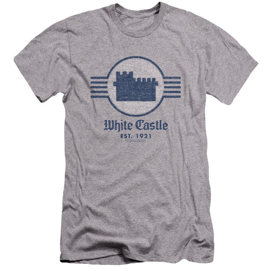 WHITE CASTLE : EMBLEM PREMIUM CANVAS ADULT SLIM FIT 30\1 ATHLETIC HEATHER SM