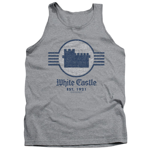 WHITE CASTLE : EMBLEM ADULT TANK Athletic Heather 2X