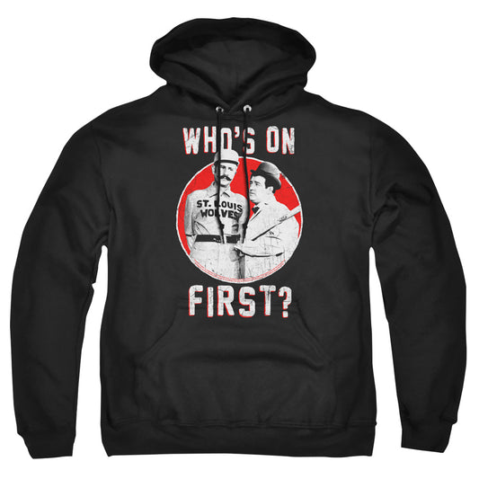 ABBOTT AND COSTELLO : FIRST ADULT PULL-OVER HOODIE Black SM