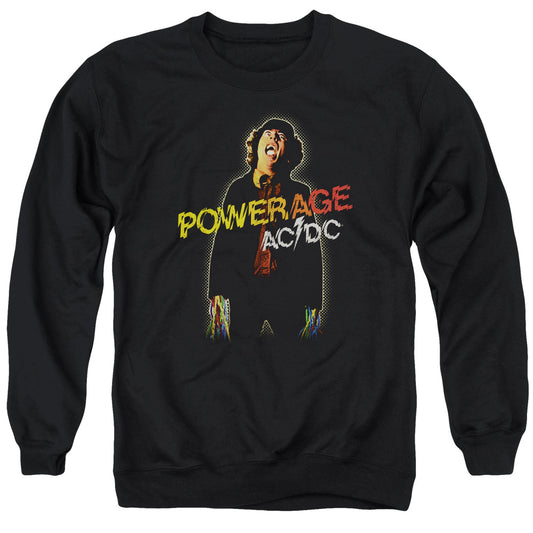 AC\DC : POWERAGE ADULT CREW SWEAT Black 2X