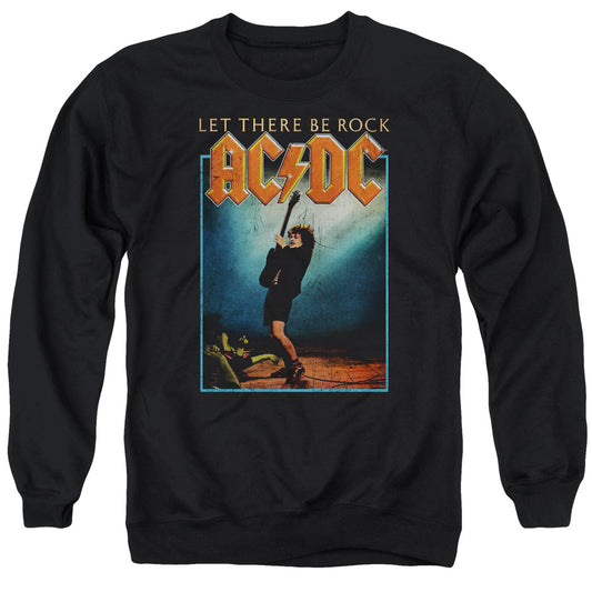 AC\DC : LET THERE BE ROCK ADULT CREW SWEAT Black 2X