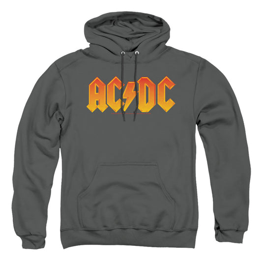 AC\DC : LOGO ADULT PULL-OVER HOODIE Charcoal SM