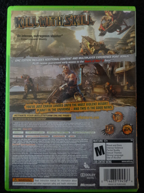 Bulletstorm Epic Edition