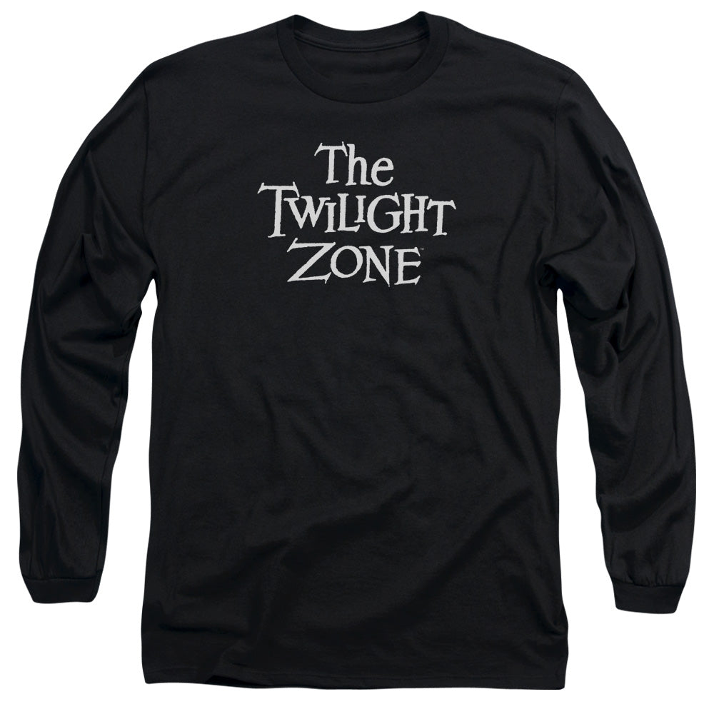 TWILIGHT ZONE : LOGO L\S ADULT T SHIRT 18\1 BLACK LG