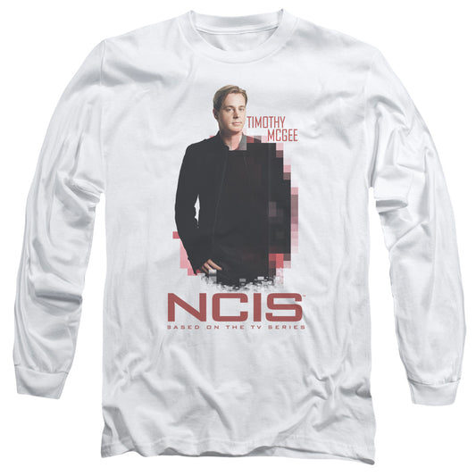 NCIS : PROBIE L\S ADULT T SHIRT 18\1 WHITE XL