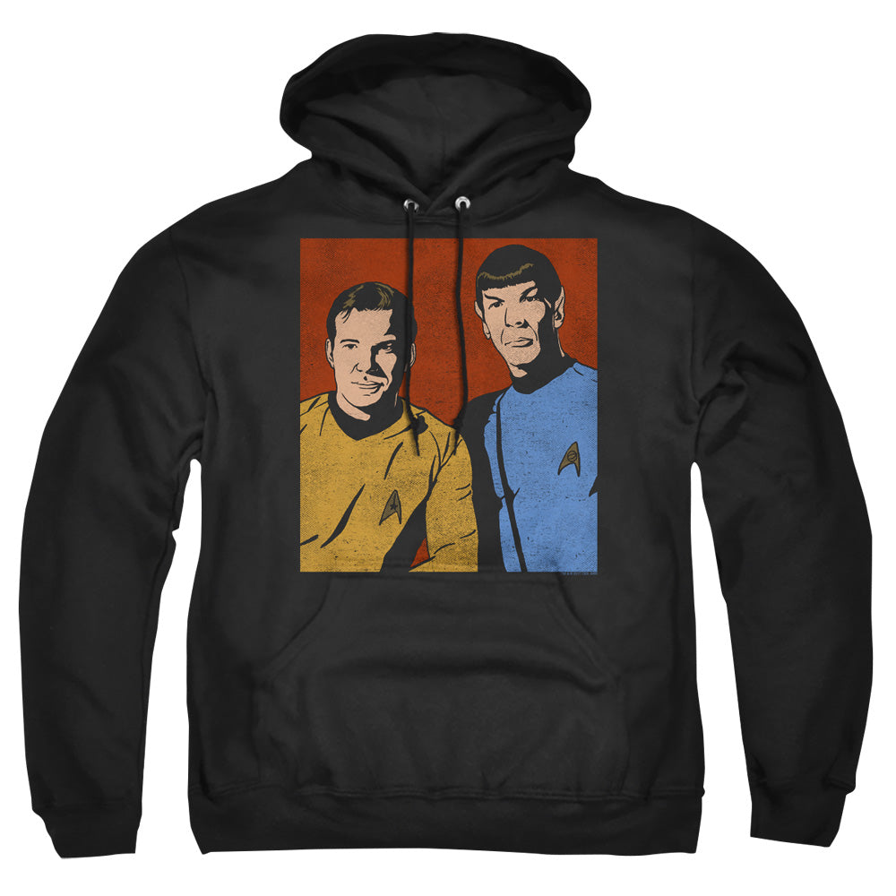 STAR TREK : FRIENDS ADULT PULL OVER HOODIE Black 2X