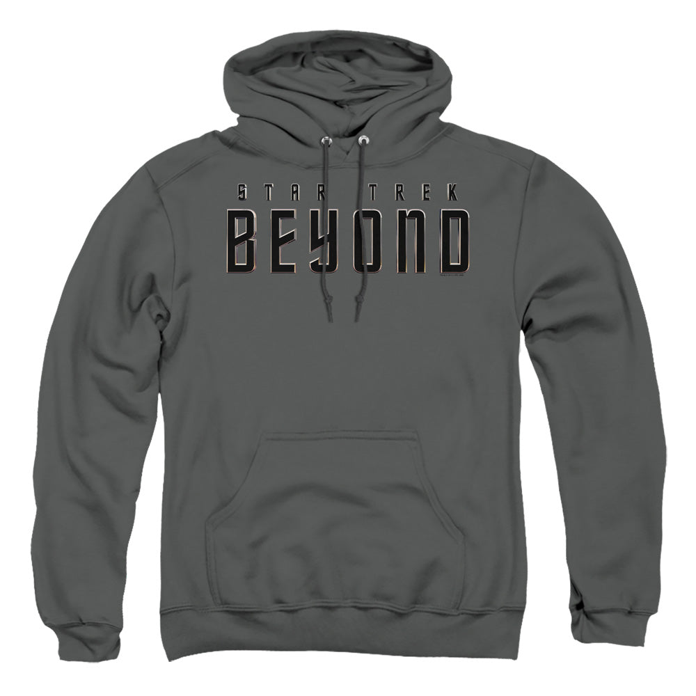 STAR TREK BEYOND : STAR TREK BEYOND ADULT PULL OVER HOODIE Charcoal 2X