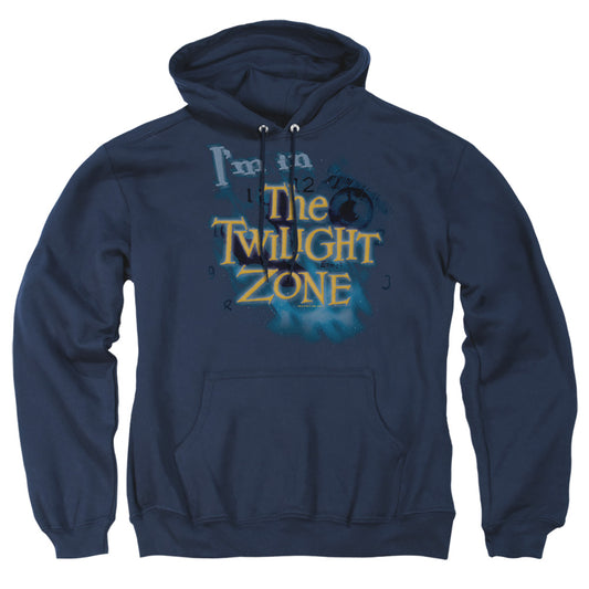 TWILIGHT ZONE : I'M IN THE TWILIGHT ZONE ADULT PULL OVER HOODIE Navy 2X