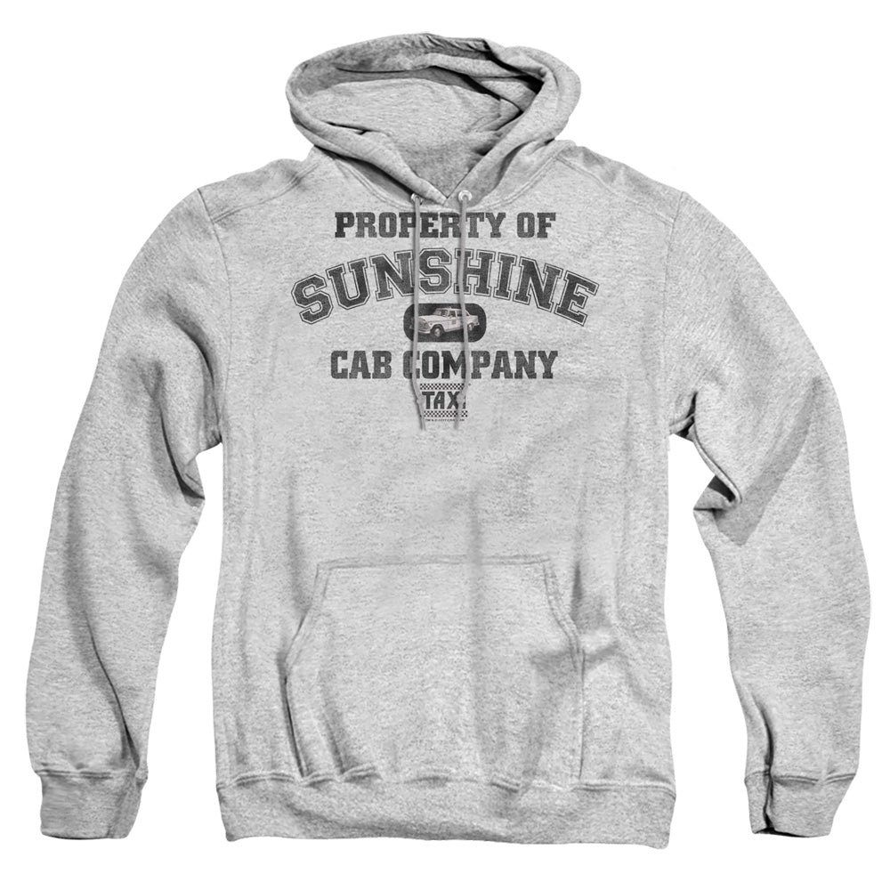 TAXI : PROPERTY OF SUNSHINE CAB ADULT PULL OVER HOODIE Athletic Heather 2X