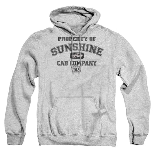 TAXI : PROPERTY OF SUNSHINE CAB ADULT PULL OVER HOODIE Athletic Heather 2X