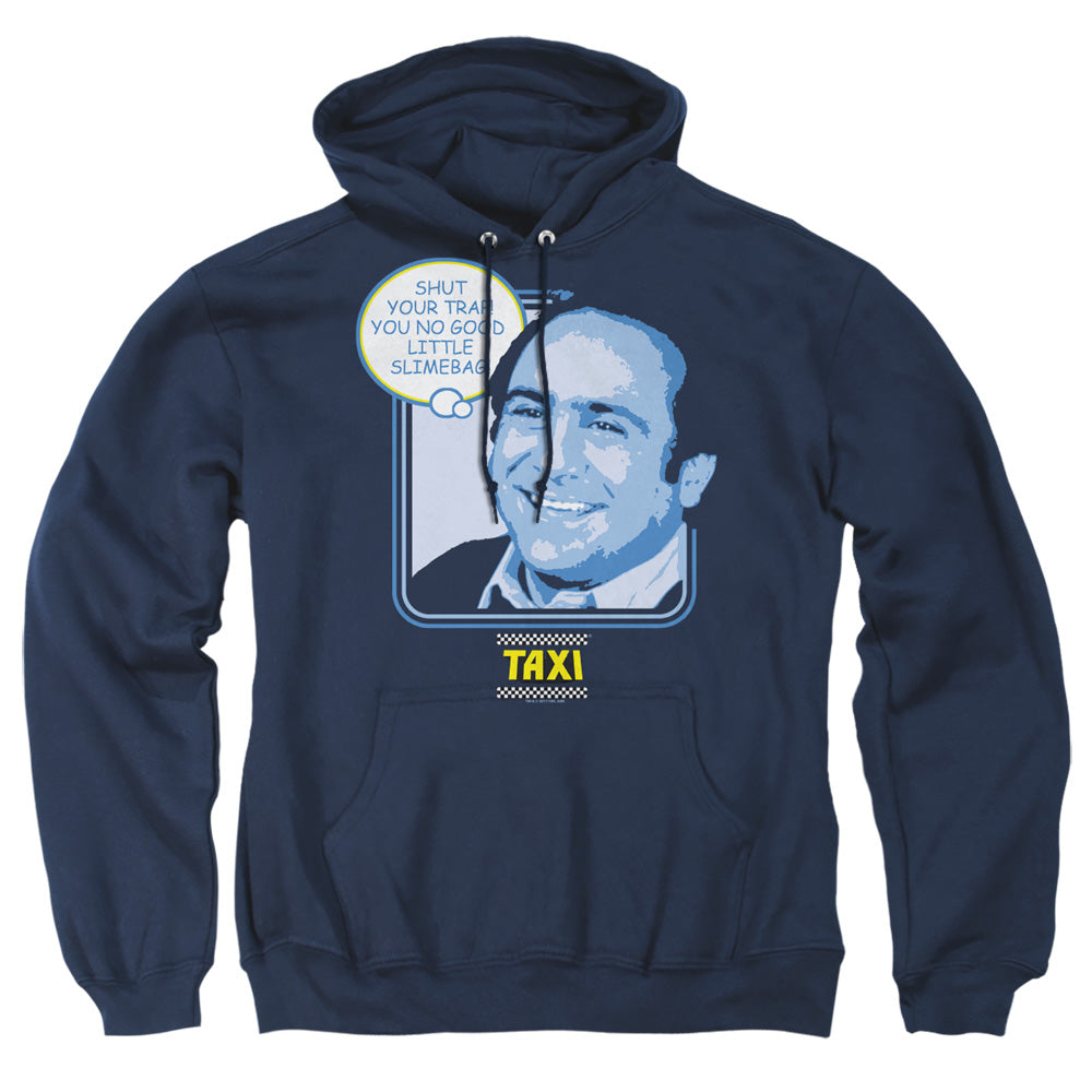 TAXI : SHUT YOUR TRAP ADULT PULL OVER HOODIE Navy 2X