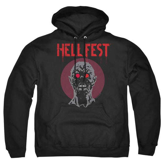 HELL FEST : LOGO ADULT PULL OVER HOODIE Black 2X