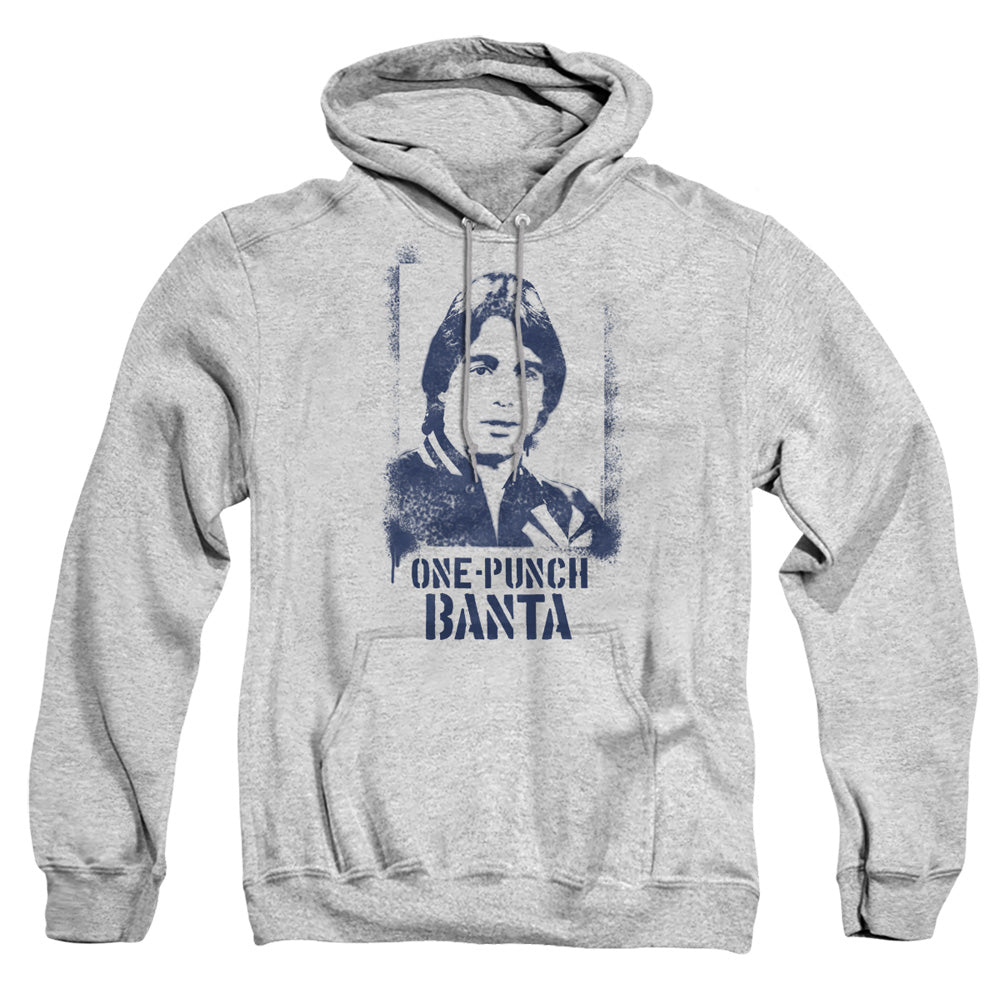 TAXI : ONE PUNCH BANTA ADULT PULL OVER HOODIE Athletic Heather SM